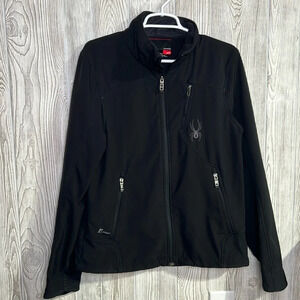 Spyder SoftShell Black Jacket Size Medium